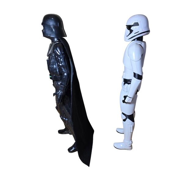 Lot of 2 2013 Hasboro 12" Star Wars Figures Darth Vadar and a Storm Trooper - Picture 4 of 10